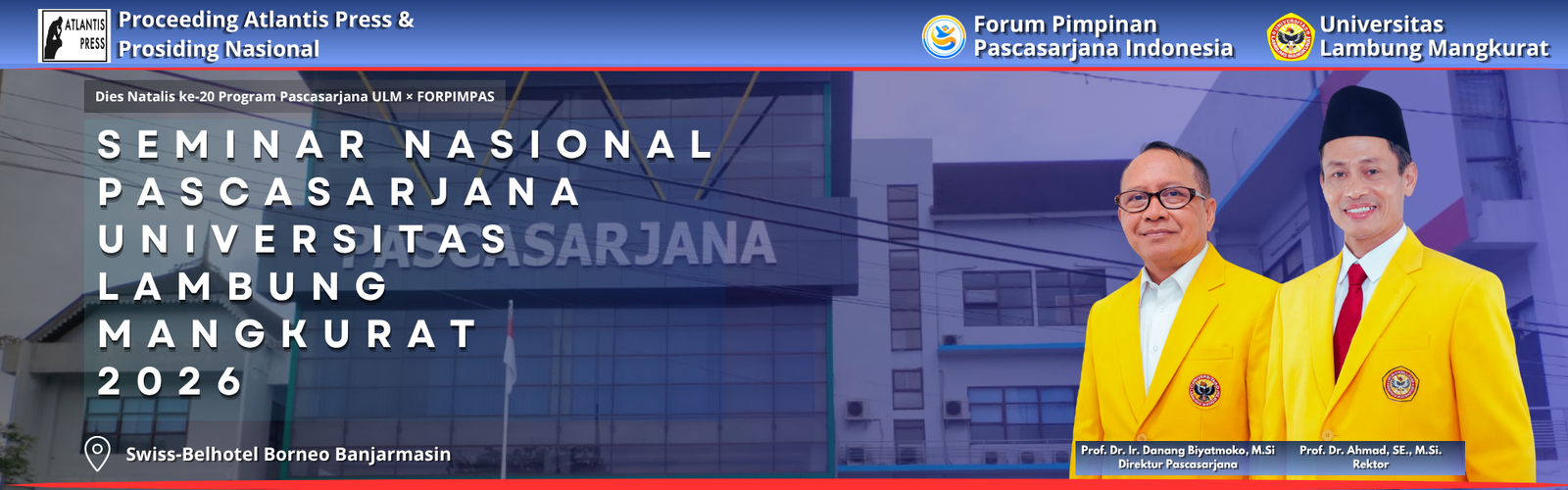 Banner Seminar Nasional Pascasarjana ULM 2026